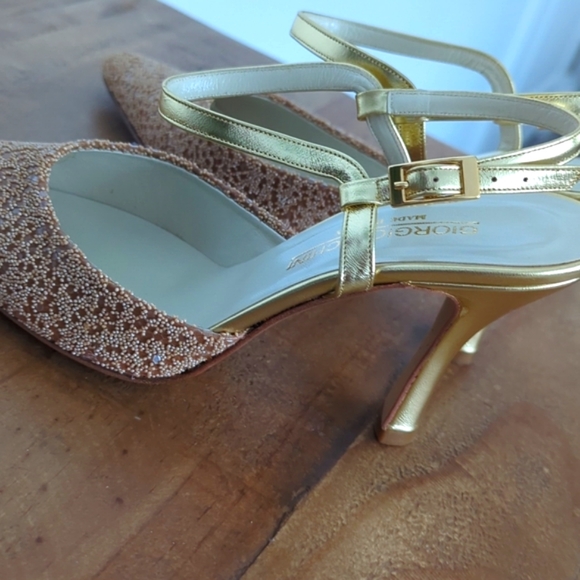 FINAL SALE 🆕🌿GIORGIO IACHINI ANKLE STRAP HEELS🌿 - Picture 10 of 14